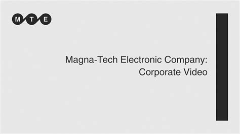 magna tech electronic co|Welcome to Magna.